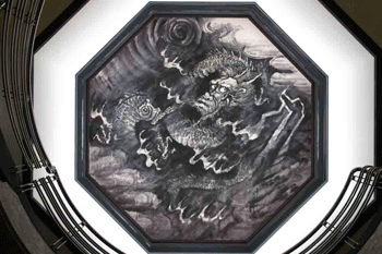 天井絵「雲龍図」の画像