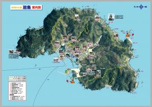 沼島観光地図