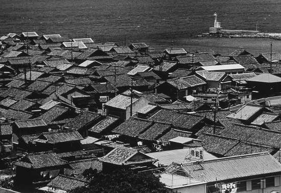 漁村の風景