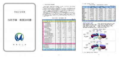 平成29年度予算概要説明書