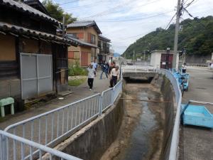 危険個所の確認作業