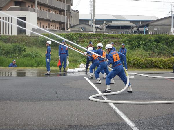 消防操法大会写真