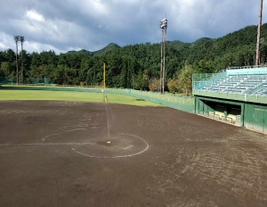 葛巻町総合運動公園の視察風景1