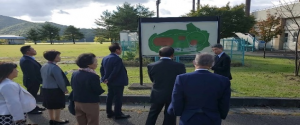 葛巻町総合運動公園の視察風景2