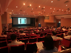 門崎砲台を学ぶ講演会風景