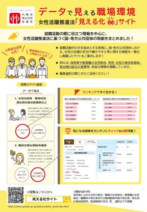 令和7年度　見える化サイトチラシ