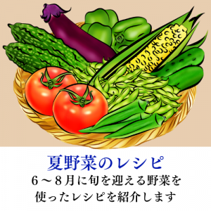 夏野菜のレシピ