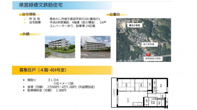 県営緑倭文鉄筋404号室