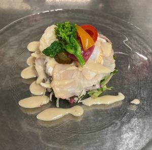 海の幸のサラダ仕立て