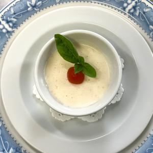 ミニトマト牛乳プリン