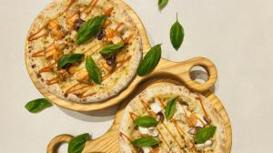 淡路島サクラマスと玉葱のピザ