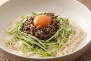 素麺でジャージャー麺