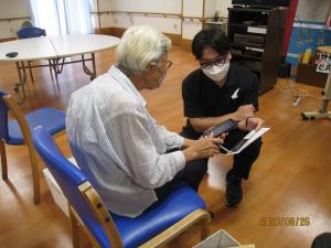 個別講話の様子