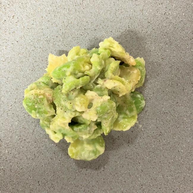 そら豆のチーズ和え