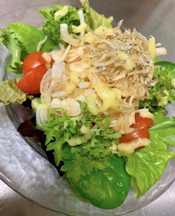 カリカリちりめん 玉葱サラダ