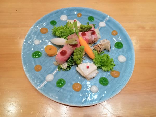 秋冬野菜と淡路牛のロースト