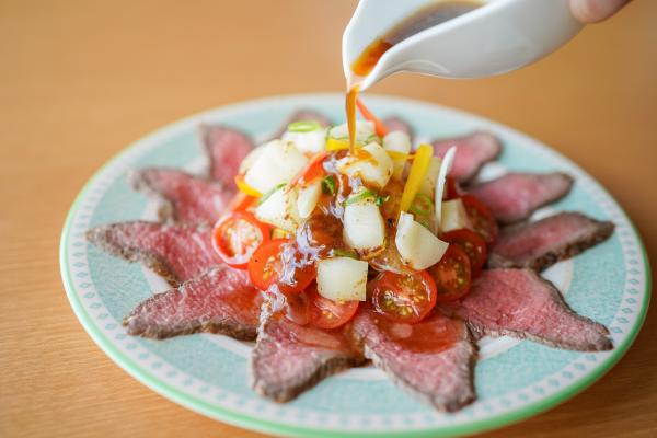 島サラダ ローストビーフ