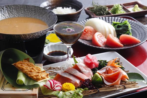 淡路島サクラマスうにしゃぶ