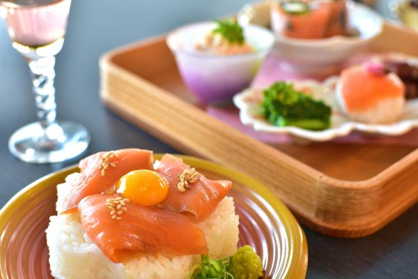 淡路島サクラマス春御膳「花霞」