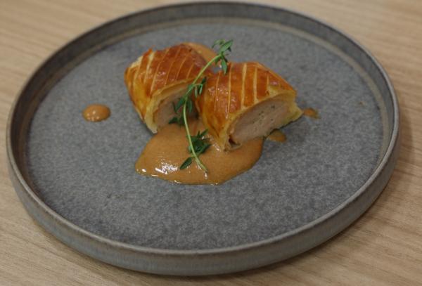 淡路島サクラマスのアンクルート　アメリケーヌソース