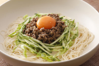 素麺でジャージャー麺